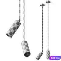 Kyle Tige 247lab Pendant Lamp 3D Model Vray, Corona