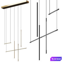 Elettra Decorativem Nova Luce Pendant Lamp 3D Model Vray, Corona