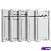 Cabinet Doors Set 3 / Kitchen fronts 3D Model Corona