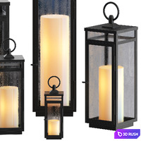 Floor Lanterns 3D Model Vray, Corona