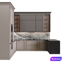 Kitchen in neoclassical style 77 3D Model Corona