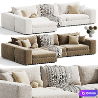 Sofa Vista Grand Lounge 3D Model Corona