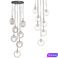 Delcia Chandelier 3D Model Corona