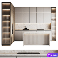 Kitchen 29 3D Model Vray, Corona