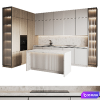 Kitchen 29 3D Model Vray, Corona