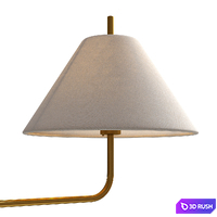 Monroe Linear Chandelier 3D Model Corona