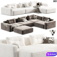 Bon One Modular Sofa By Raumplus 3D Model Vray, Corona