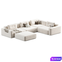 Bon One Modular Sofa By Raumplus 3D Model Vray, Corona