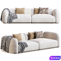 Elise Sofa 3D Model Corona