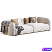 Elise Sofa 3D Model Corona