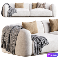 Elise Sofa 3D Model Corona