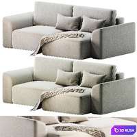 Corner sofa Space - Sofa SPACE 3D Model Vray, Corona