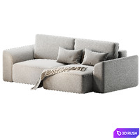 Corner sofa Space - Sofa SPACE 3D Model Vray, Corona