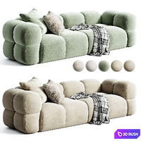 Lorod Sofa 3D Model Vray, Corona