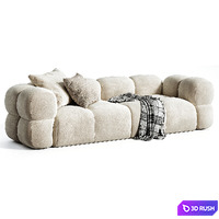 Lorod Sofa 3D Model Vray, Corona