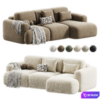 Corner sofa Bonent 3D Model Corona