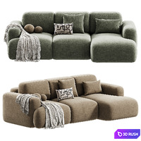 Corner sofa Bonent 3D Model Corona