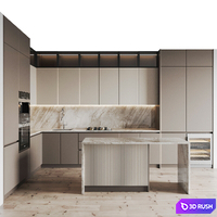 Kitchen 0260 3D Model Vray, Corona