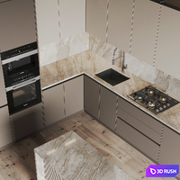 Kitchen 0260 3D Model Vray, Corona