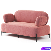Candy Sofa 3D Model Vray, Corona