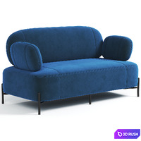 Candy Sofa 3D Model Vray, Corona