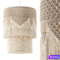 MACRAME Pendant Light 02 3D Model Corona