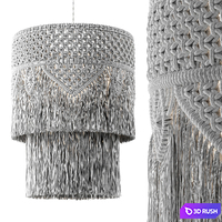 MACRAME Pendant Light 02 3D Model Corona