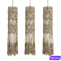 Macrame Hanging Lights #1 3D Model Vray, Corona