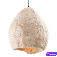 Creative Japanese Wabi-sabi Style Cement LED Pendant 3D Model Corona