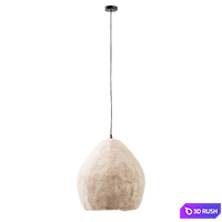 Creative Japanese Wabi-sabi Style Cement LED Pendant 3D Model Corona
