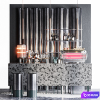 Metalcraft Bar 3D Model Corona