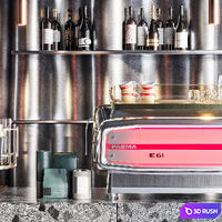 Metalcraft Bar 3D Model Corona