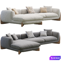 Sofa Softbay By Porada 3D Model Corona