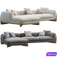 Sofa Softbay By Porada 3D Model Corona