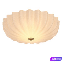 GLASS SEMI FLUSH MOUNT CEILING LIGHT 3D Model Corona