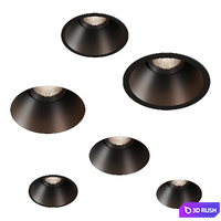 Intra Lighting Pipes spots 3D Model Corona