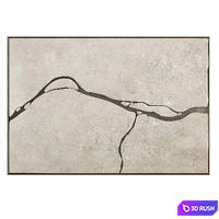 Relief wall art River 3D Model Vray, Corona