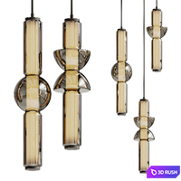 Pendant lamp Prank Italux Bruni 3D Model