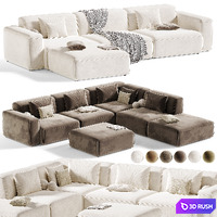 Modular sofa Edmond Rete 3D Model Corona