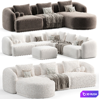 Corner sofa Miley by Naduv 3D Model Corona