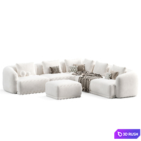 Corner sofa Miley by Naduv 3D Model Corona