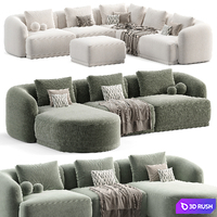 Corner sofa Miley by Naduv 3D Model Corona