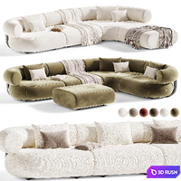 Fat Sofa Modular By Tom Dixon 3D Model Corona