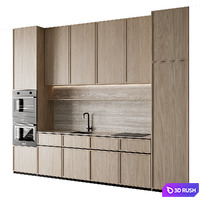 Kitchen 19 3D Model Corona