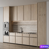 Kitchen 19 3D Model Corona