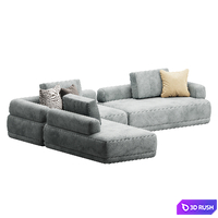 Bumper Sofa System 3D Model Corona