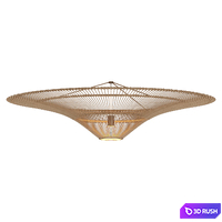 Kairo Rattan Chandelier 3D Model Corona