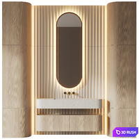 Bathroom furniture 019 3D Model Corona