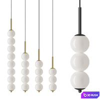 Orbet Pendant Lamp 3D Model Vray, Corona