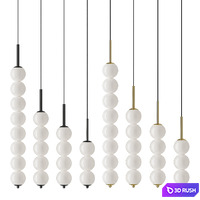 Orbet Pendant Lamp 3D Model Vray, Corona